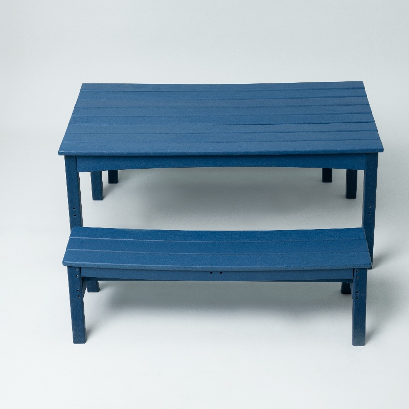 Kid \\\\ s havemøbler med blå farve